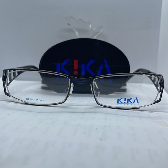 Brand New Mens Eyeglass Frame by Kika Eyewear Vintage style KE206 Brown - Picture 7 of 11